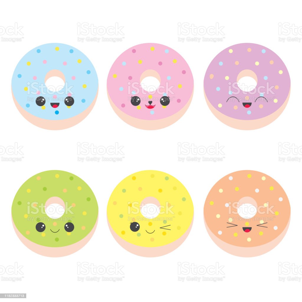 Detail Stiker Donat Lucu Nomer 8