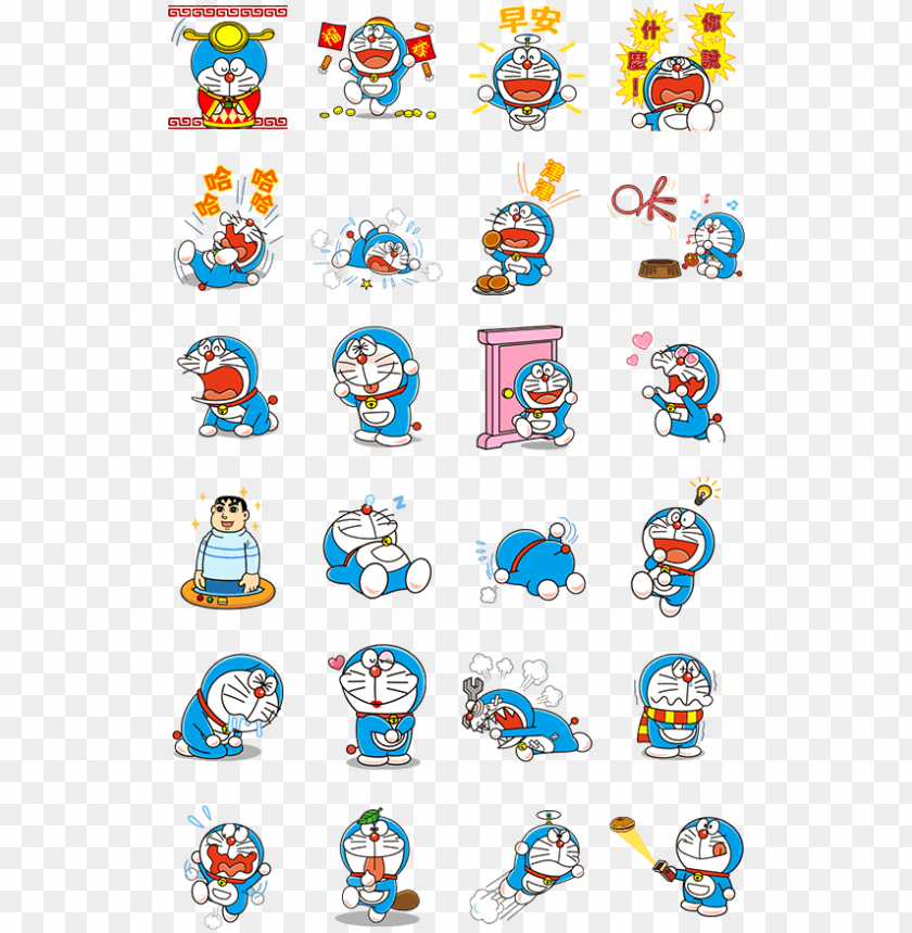 Detail Stiker Doraemon Nomer 46