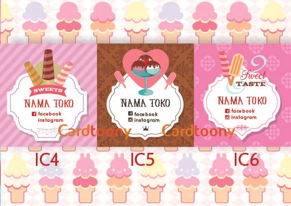 Detail Stiker Es Krim Nomer 29