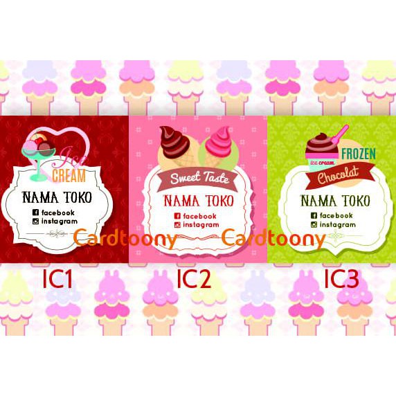 Detail Stiker Es Krim Nomer 49