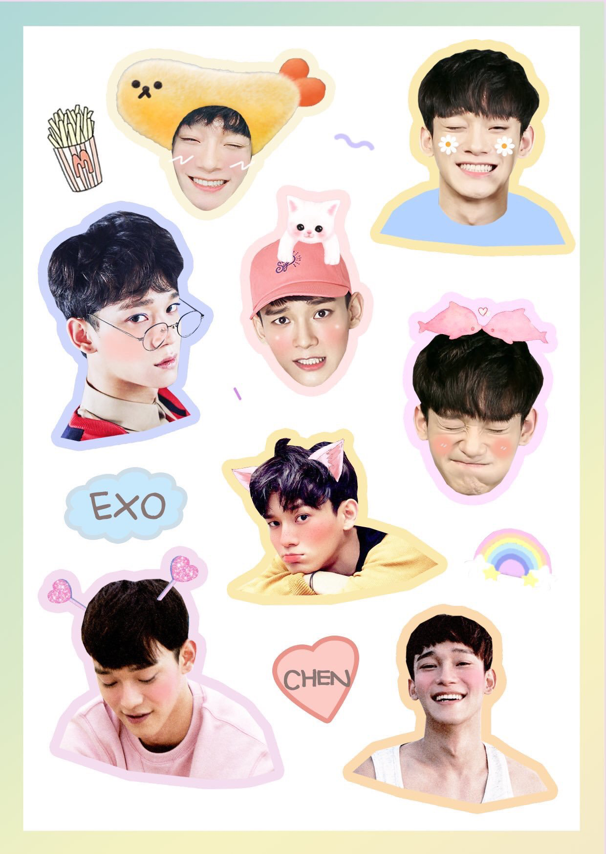 Detail Stiker Exo Nomer 4