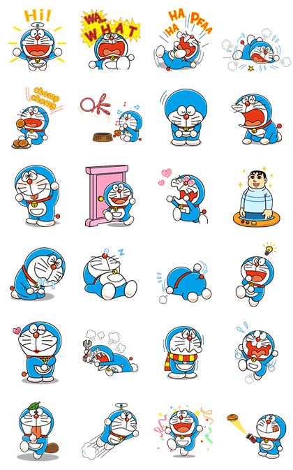 Detail Stiker Gambar Doraemon Nomer 47