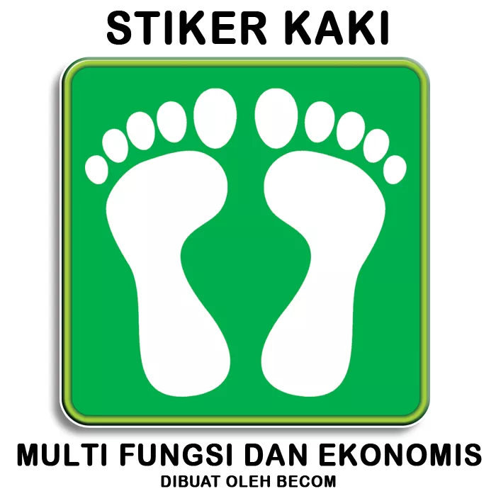 Detail Stiker Gambar Kaki Nomer 13