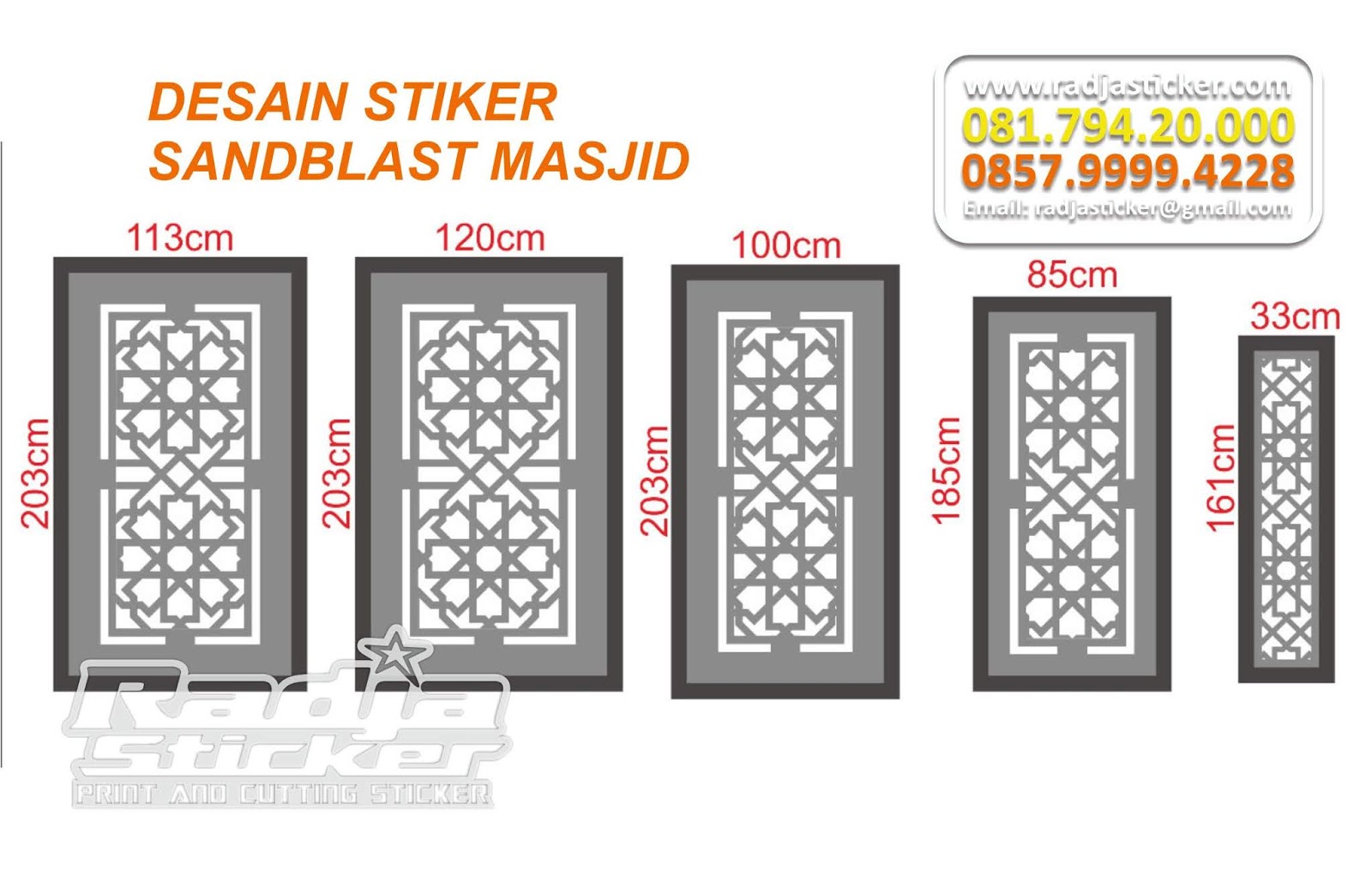 Detail Stiker Gambar Masjid Nomer 52