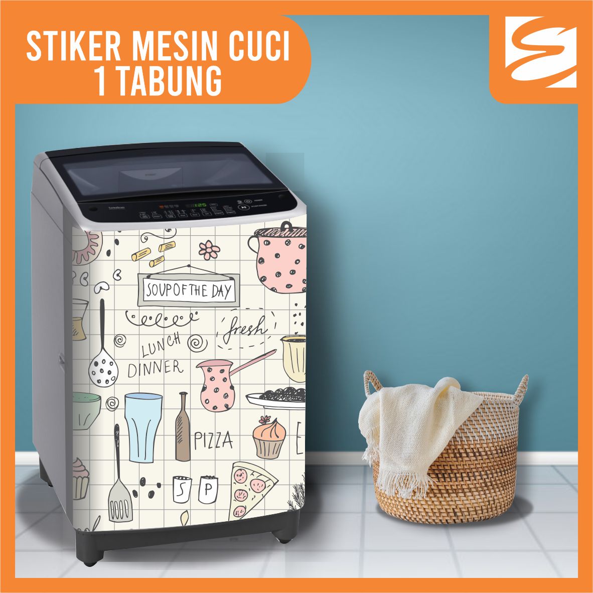 Detail Stiker Gambar Mesin Nomer 24