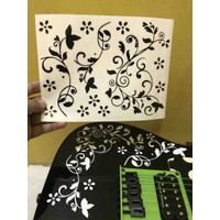 Detail Stiker Gitar Akustik Full Body Nomer 24