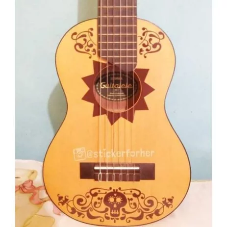 Detail Stiker Gitar Akustik Full Body Nomer 38