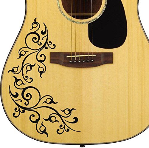 Detail Stiker Gitar Akustik Full Body Nomer 8