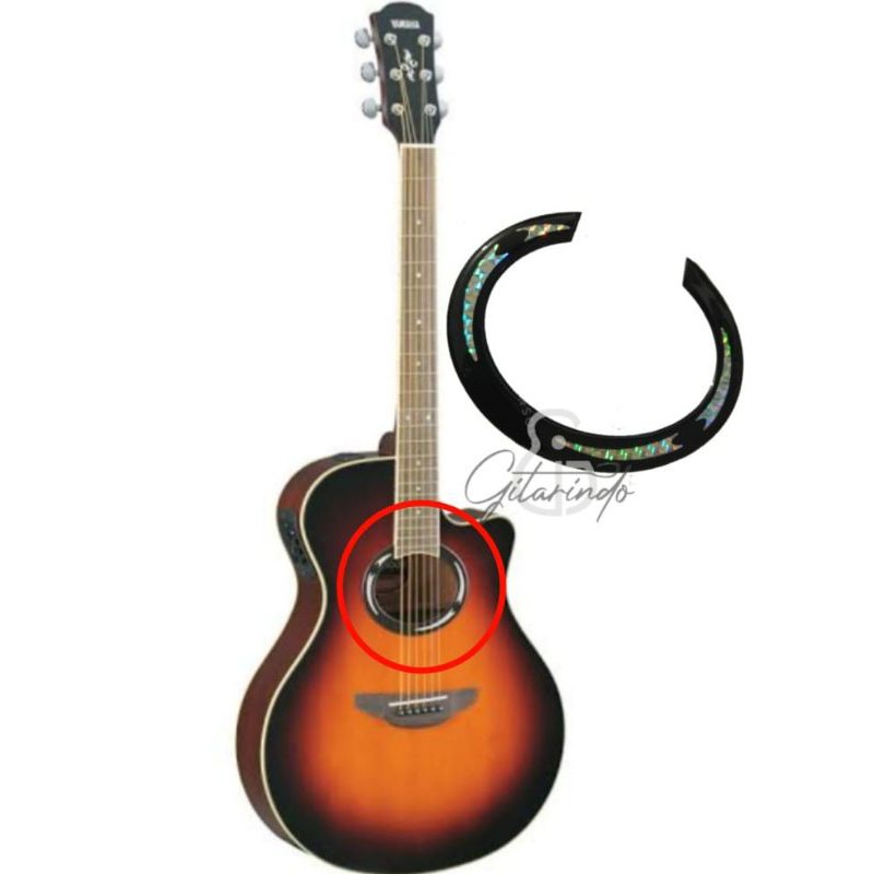 Detail Stiker Gitar Yamaha Nomer 30
