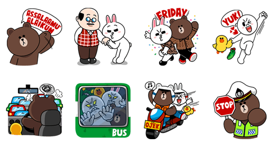 Stiker Gratis Line - KibrisPDR