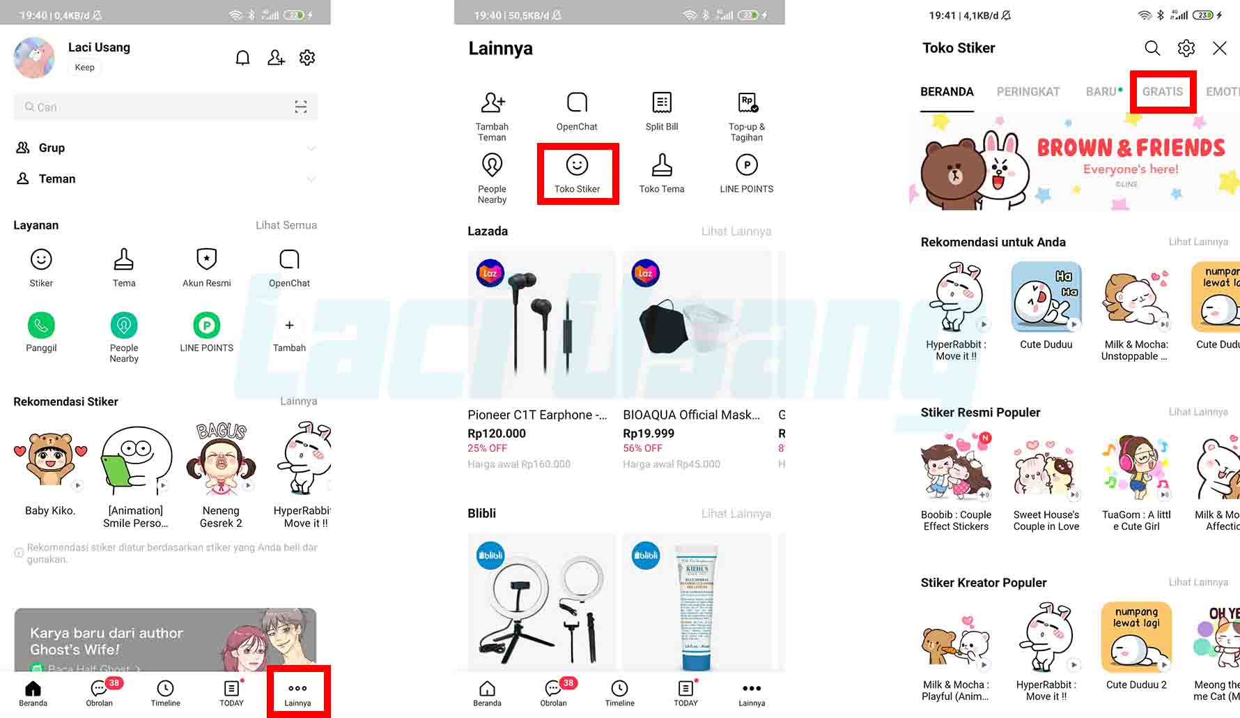 Detail Stiker Gratis Line Nomer 24