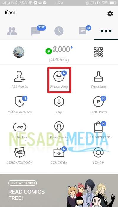 Detail Stiker Gratis Line Nomer 36
