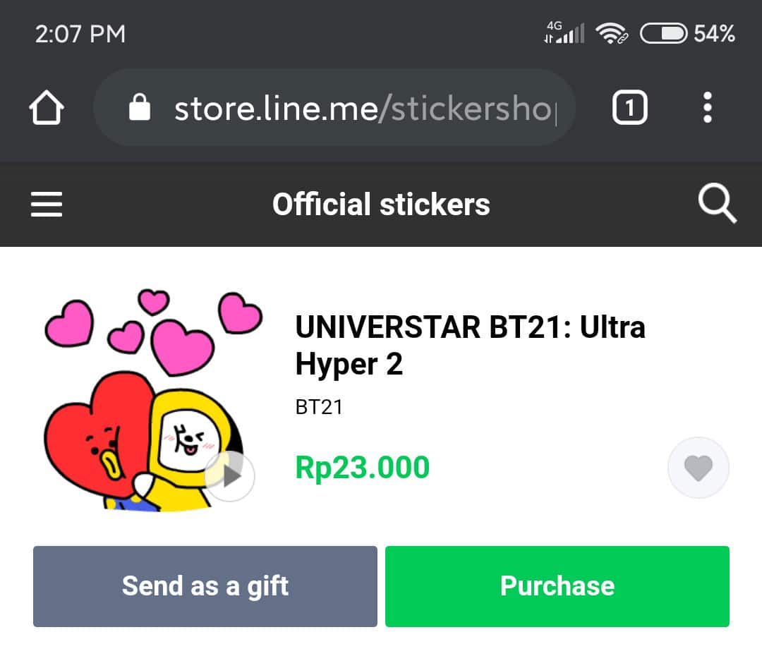 Detail Stiker Gratis Line Nomer 44