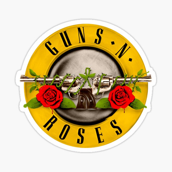 Detail Stiker Guns N Roses Nomer 2
