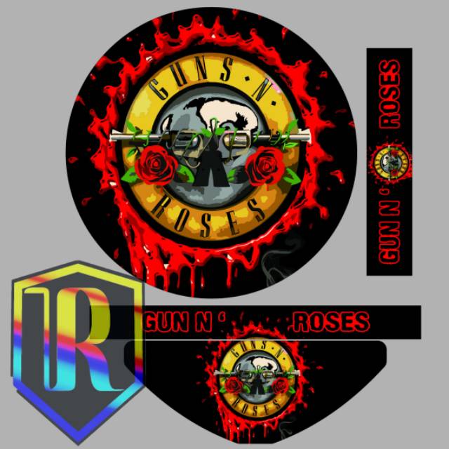 Detail Stiker Guns N Roses Nomer 20
