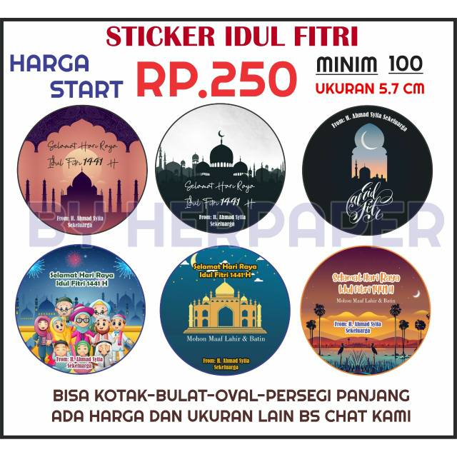 Detail Stiker Hari Raya Nomer 47