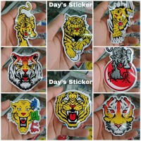 Detail Stiker Harimau Ganas Nomer 47