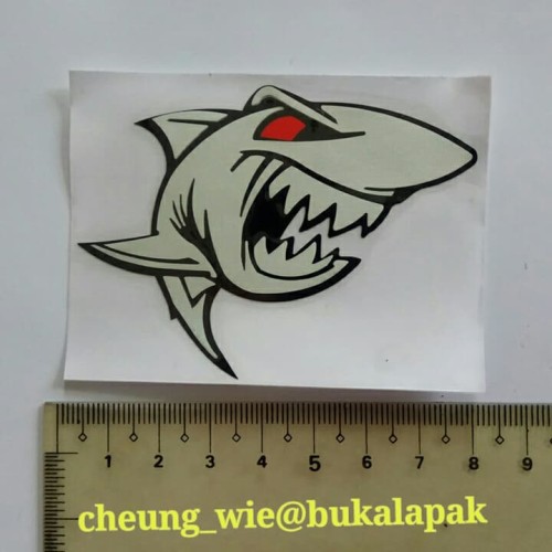 Detail Stiker Hiu Nomer 37