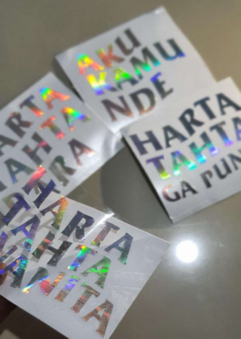 Detail Stiker Hologram Nomer 22