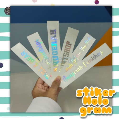 Detail Stiker Hologram Murah Nomer 12