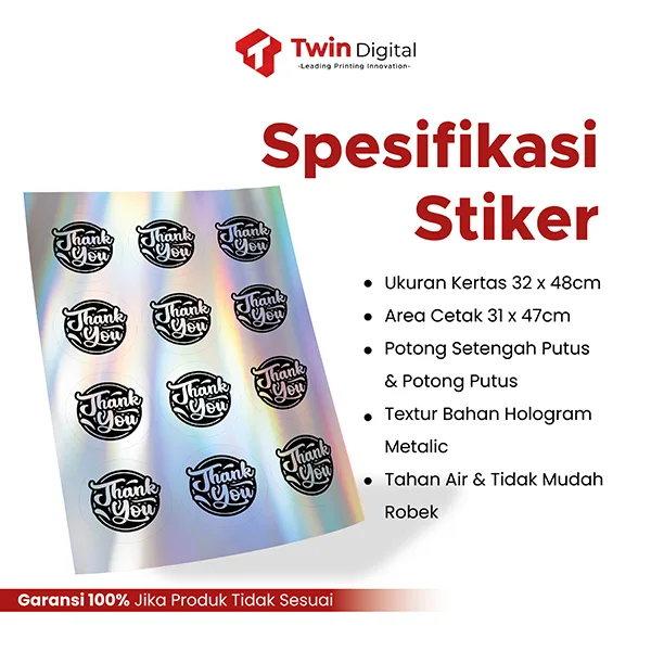 Detail Stiker Hologram Murah Nomer 42