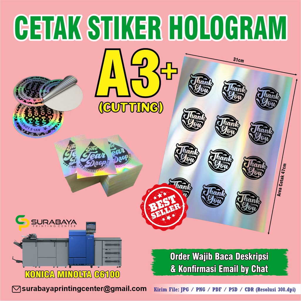 Detail Stiker Hologram Murah Nomer 7