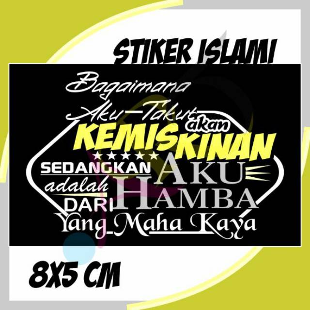 Detail Stiker Islami Keren Nomer 26