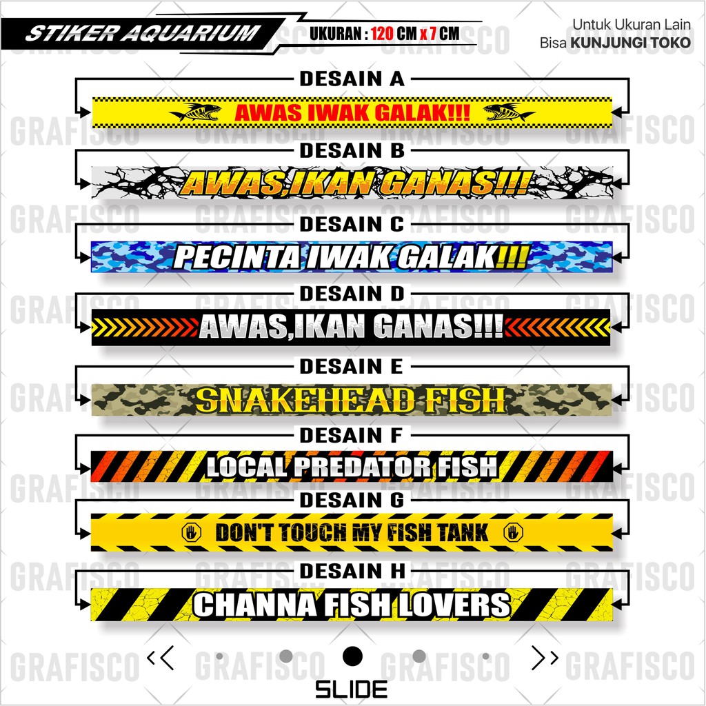 Stiker Iwak Galak - KibrisPDR