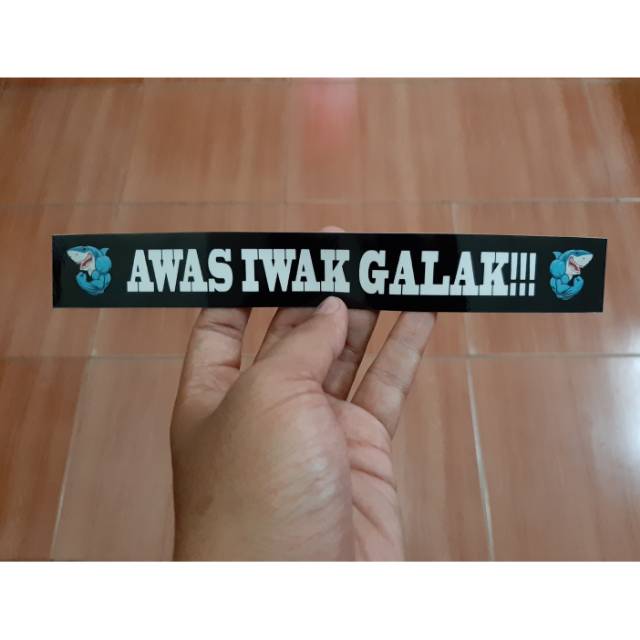 Detail Stiker Iwak Galak Nomer 12