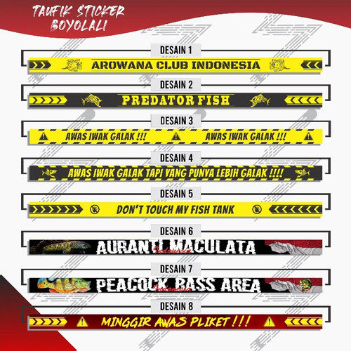 Detail Stiker Iwak Galak Nomer 5