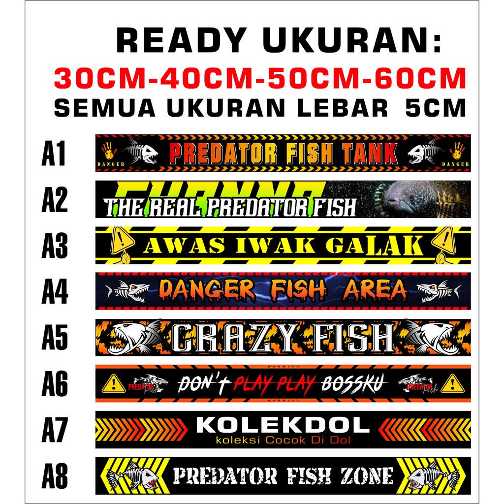 Detail Stiker Iwak Galak Nomer 49