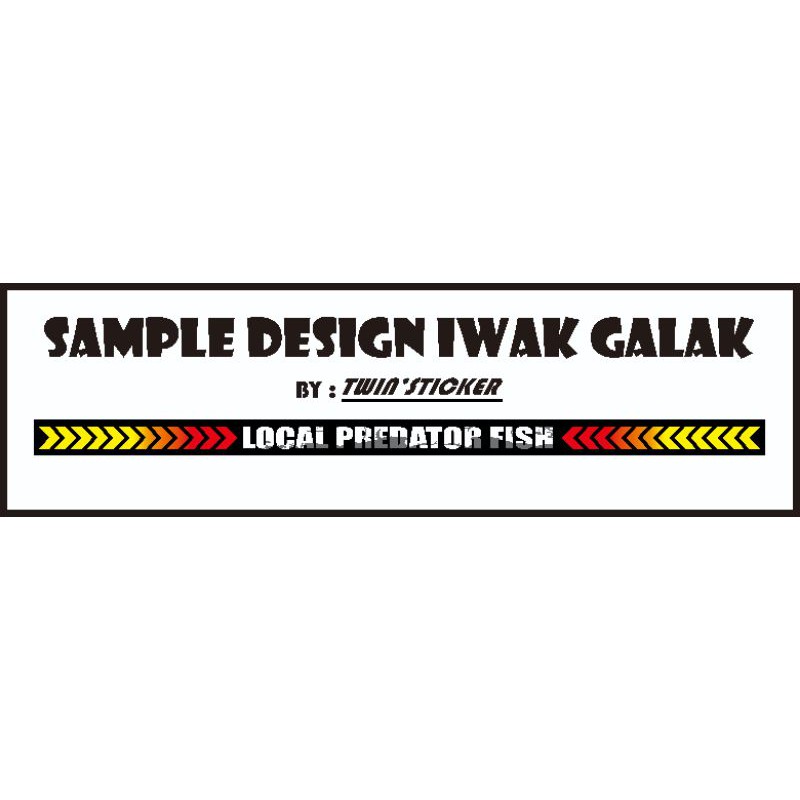 Detail Stiker Iwak Galak Nomer 51