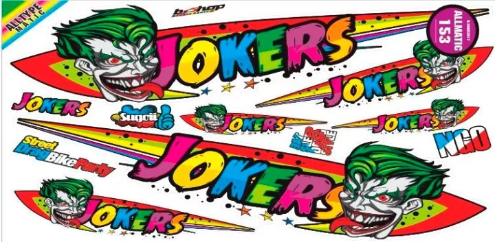 Detail Stiker Joker Keren Nomer 16