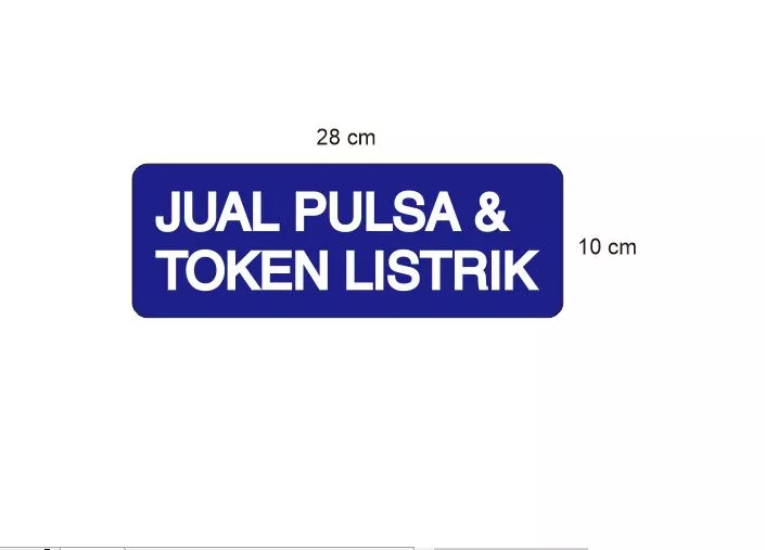 Detail Stiker Jual Pulsa Nomer 15