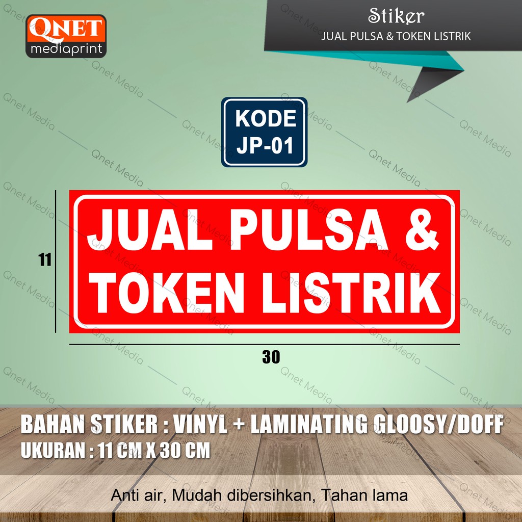 Detail Stiker Jual Pulsa Nomer 27