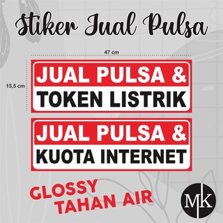 Detail Stiker Jual Pulsa Nomer 32