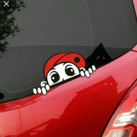 Detail Stiker Kaca Belakang Mobil Lucu Nomer 30