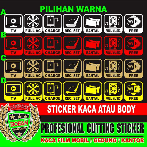 Detail Stiker Kaca Bus Keren Nomer 37