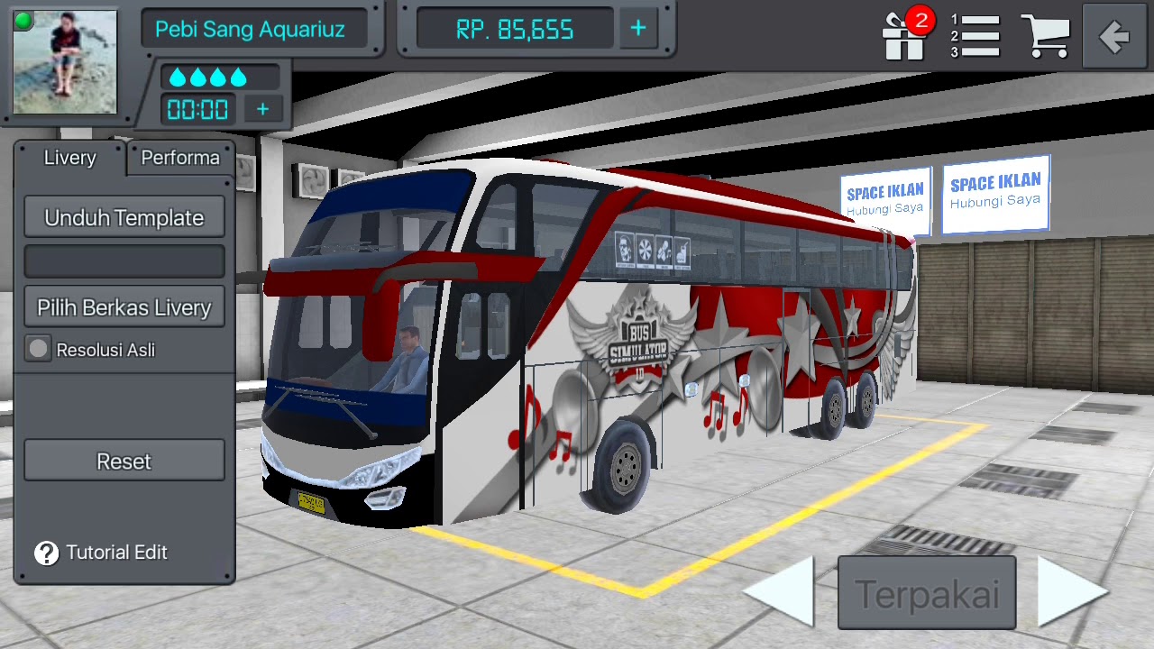 Detail Stiker Kaca Bus Simulator Nomer 21