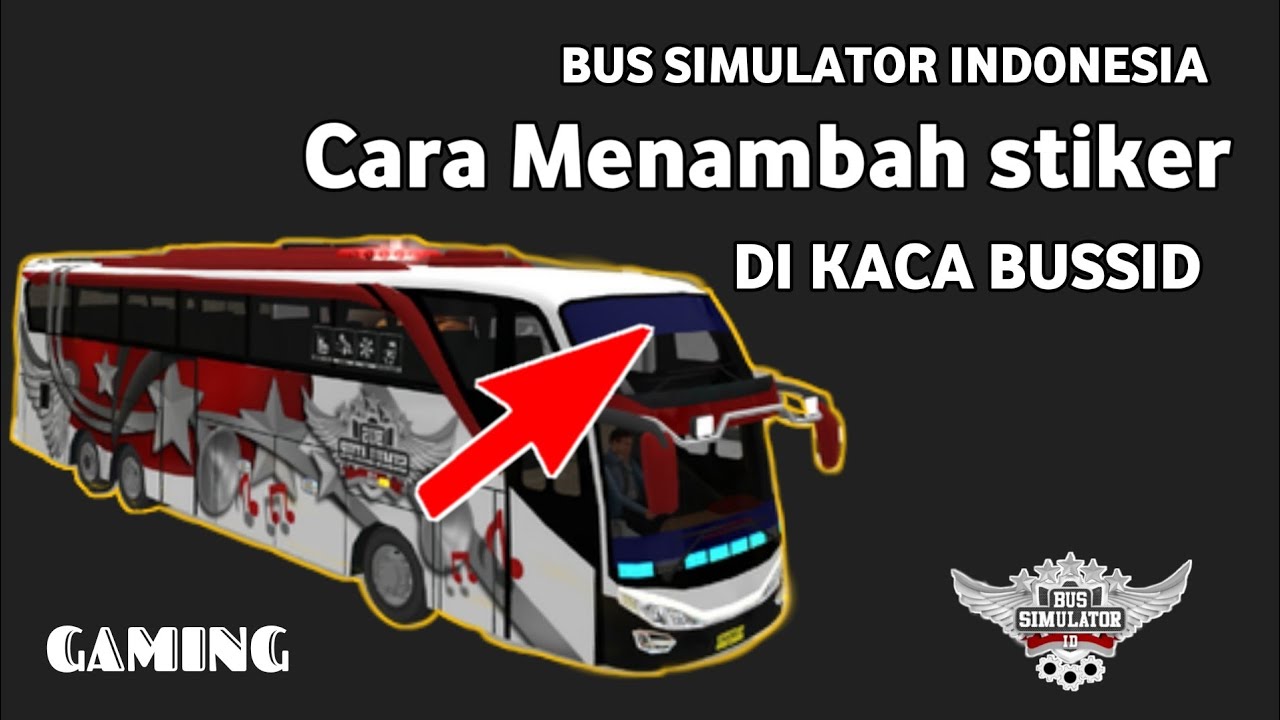 Detail Stiker Kaca Bussid Nomer 26