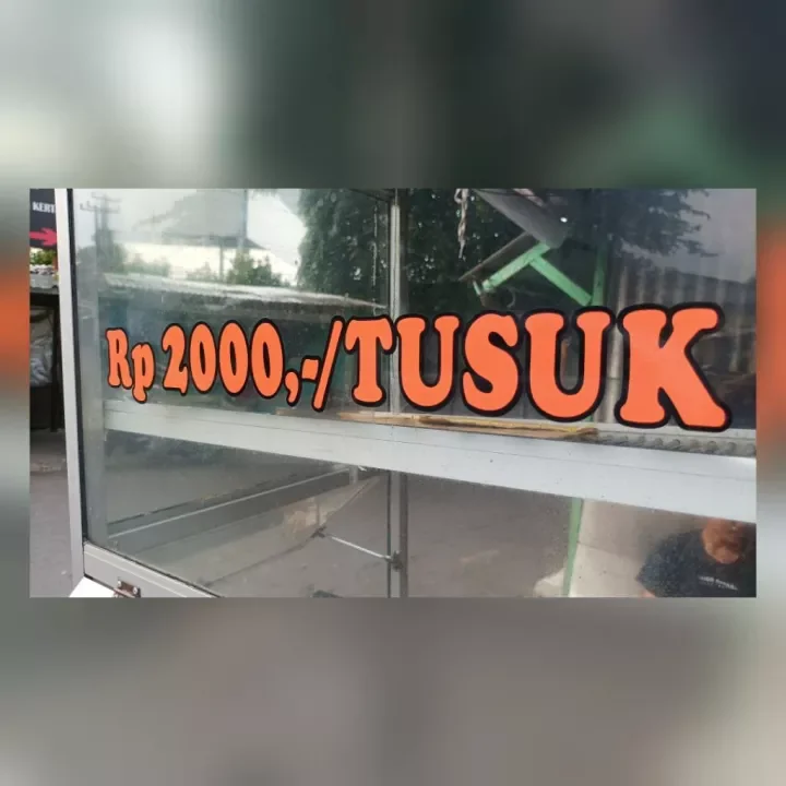 Detail Stiker Kaca Gerobak Nomer 27