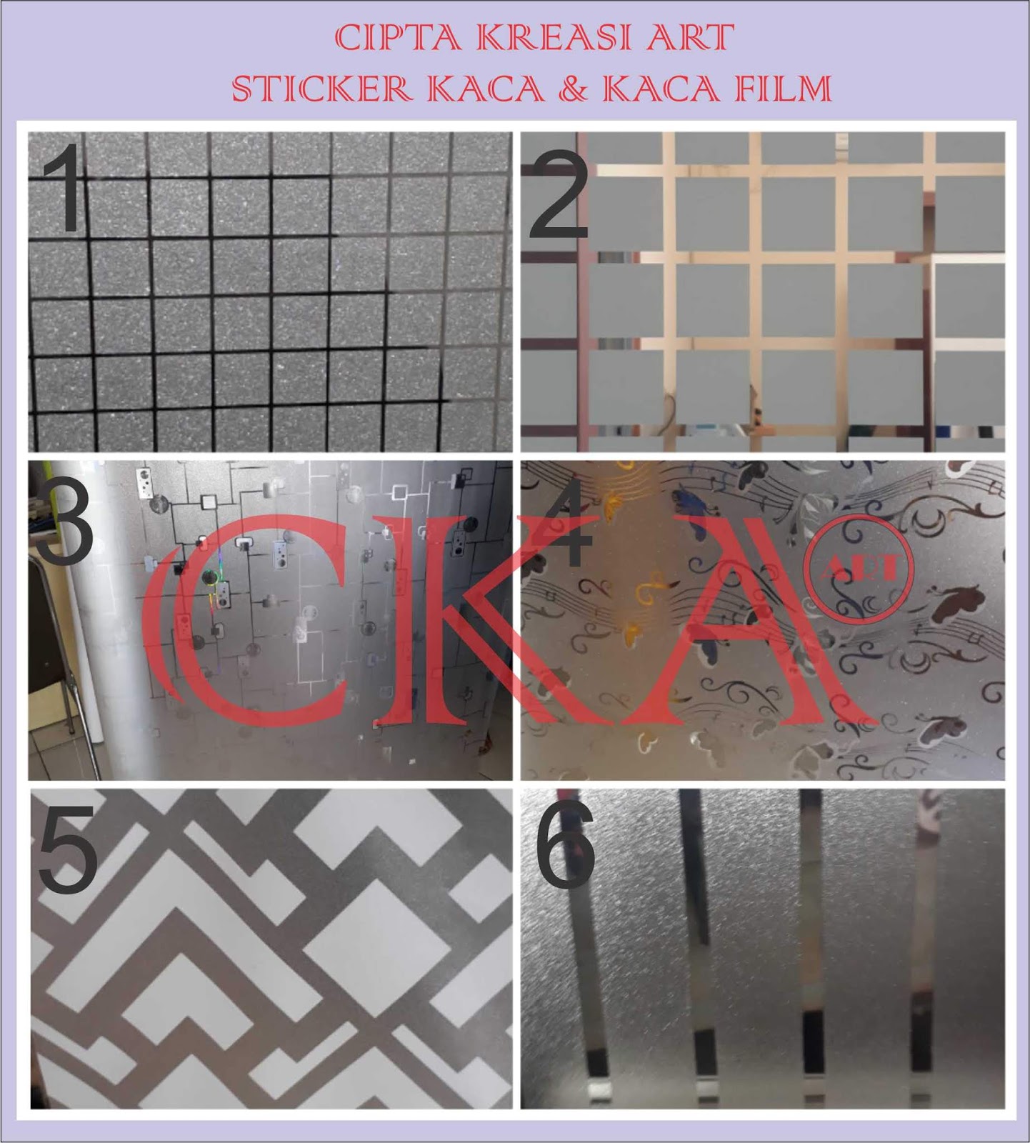 Detail Stiker Kaca Motif Terbaru Nomer 16