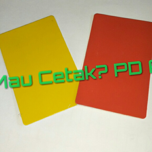 Detail Stiker Kartu Kuning Nomer 11