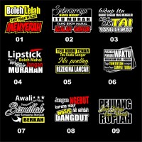 Detail Stiker Kata Kata Bijak Nomer 31