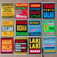 Detail Stiker Kata Kata Bijak Nomer 33