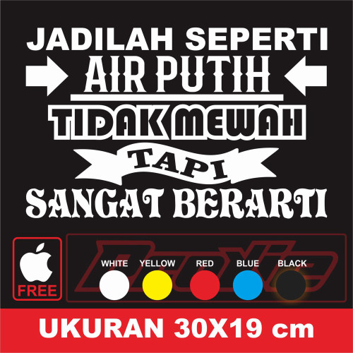 Detail Stiker Kata Kata Keren Nomer 4