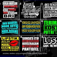 Detail Stiker Kata Kata Mutiara Nomer 14