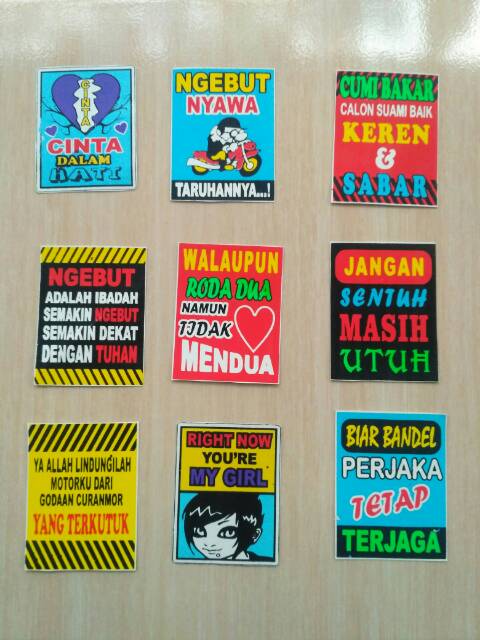 Detail Stiker Kata Kata Mutiara Nomer 27