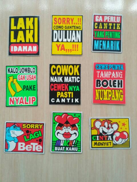 Detail Stiker Kata Kata Mutiara Nomer 37