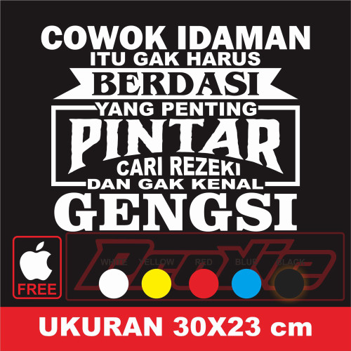 Detail Stiker Kata Kata Mutiara Nomer 6